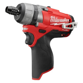 Milwaukee 2402-20 M12 Fuel 2-Speed Screwdriver, 1/4" hex, 325 in-lbs, 0 to 450 and 0 to 1700 RPM, Tool Only