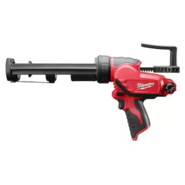 Milwaukee 2441-20 M12 Caulk and Adhesive Gun, 10 oz Capacity, Up to 400 lbs Pushing Force, Variable Speed, Tool Only
