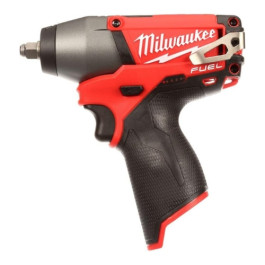 Milwaukee 2454-20 M12 Fuel Cordless Impact Wrench, 3/8 inch drive, 117 ft-lbs, 0 to 2650 RPM, 0 to 3550 IPM, Brushless, Tool Only