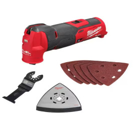 Milwaukee 2526-20 M12 Fuel Oscillating Multi-Tool, 10000 to 20000 OPM, 3.9 Degree Oscillation, Tool Only