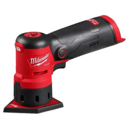 Milwaukee 2531-20 M12 Fuel Orbital Detail Sander, 12 Volt Cordless, 4000 to 14000 OPM, 1.5 mm Orbit
