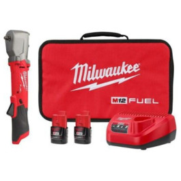 Milwaukee 2564-22 M12 Fuel Right Angle Impact Wrench Kit, 3/8 inch, 12V