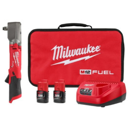 Milwaukee 2565-22 M12 Fuel Right Angle Impact Wrench Kit, 1/2 inch, 12V