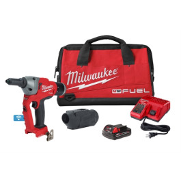 Milwaukee 2660-21CT M18 FUEL ONE-KEY 18-Volt Lithium-Ion Cordless Rivet Too