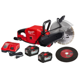 Milwaukee 2786-22HD M18 FUEL ONE-KEY 9" Cut-Off Saw Kit, 3.4" Cut Depth, Tw