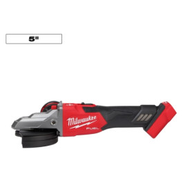 Milwaukee 2887-20 M18 Fuel Flathead Braking Grinder, Slide Switch, Bare Tool