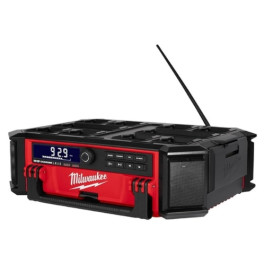 Milwaukee 2950-20 M18 Packout Radio, includes Charger, Jobsite Audio System