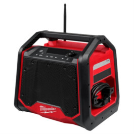 Milwaukee 2956-20 M18 Bluetooth Jobsite Radio and Charger, Bluetooth 5.3, P