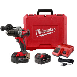Milwaukee 3602-22CT M18 18V Lithium-Ion Cordless 1/2" Compact Hammer Drill