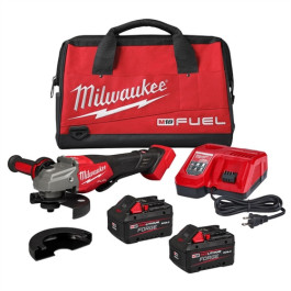 Milwaukee 3670-22 M18 FUEL 4-1/2" - 6" Braking Grinder Paddle Switch Kit, 2