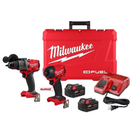 Milwaukee 3799-22 M18 FUEL 2-Tool Combo Kit, Hammer Drill, SURGE Hydraulic