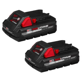 Milwaukee 48-11-1837 M18 Redlithium High Output, CP3.0 Battery, 2-Pack