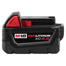 Milwaukee 48-11-1850 M18 Redlithium XC5.0 Extended Capacity, 18-Volt, 5.0 Ah Battery Pack