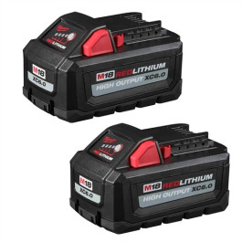 Milwaukee 48-11-1862 M18 REDLITHIUM HIGH OUTPUT XC6.0 Battery Pack, 18V, 6.