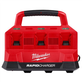 Milwaukee 48-59-1809 M18 PACKOUT Six Bay Rapid Charger, 6 M18 Charging Port