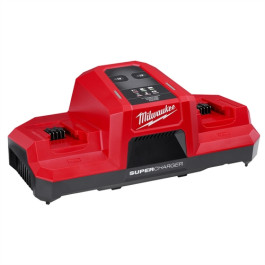Milwaukee 48-59-1815 M18 Dual Bay Simultaneous Super Charger, 2 M18 Chargin
