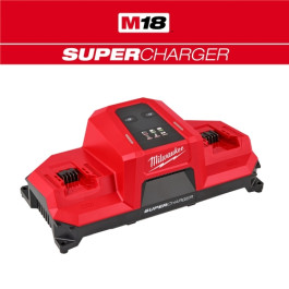 Milwaukee 48-59-1816 M18 Dual Bay Simultaneous Super Charger with 4 Point M