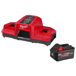 Milwaukee 48-59-1861 M18 REDLITHIUM FORGE XC6.0 Dual Bay Super Charger Star