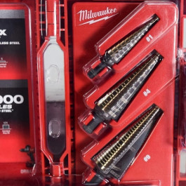 Milwaukee 48-89-9291 Cobalt Step Bit Kit, 3-Piece