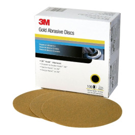3M 00969 Hookit Finishing Film Abrasive Disc 260L, 6 in, P1000, No Holes, 100 Discs per Box