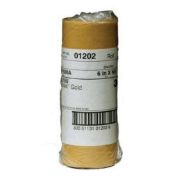 3M 01202 216U Series Stikit Gold Abrasive Disc Roll, 6" Diameter, P500 Grit