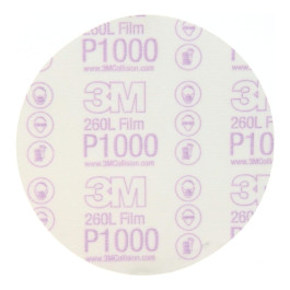 3M 01319 Stikit Finishing Film Abrasive Disc 260L, 6 Inch, P1000, 100 Discs per Carton