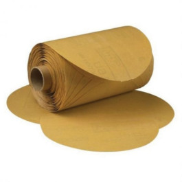 3M 01417 216U Series Stikit Gold Paper Abrasive Disc Roll, 5" Diameter, P50