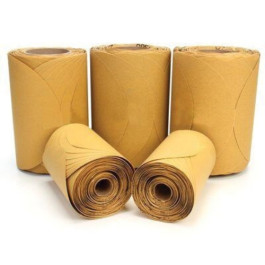 3M 01419 216U Series Stikit Gold Paper Abrasive Disc, 5" Diameter, P400 Gri
