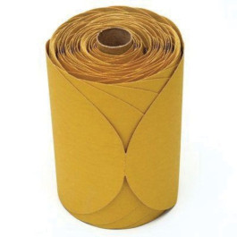 3M 01442 236U Series Stikit Gold Abrasive Disc Roll, 6" Diameter, P100 Grit