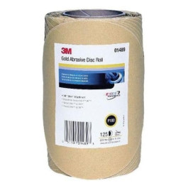 3M 01489 Stikit Gold Disc Roll 236U, 8 In P180, 125 Discs Per Roll