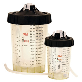 3M 16124 PPS Large High Output Pressure Hard Cup, 850 milliliter,  HGP Spra