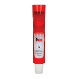 3M 16219 PPS Liner Dispenser, Red, Large Standard Midi and Mini Cup Lids