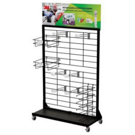 3M 16434 Accuspray PPS 2.0 Rolling Planogram Display Rack