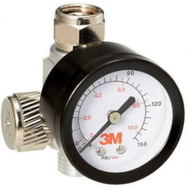 3M 16573 Accuspray Regulator and Air Flow Control Valve, 1/4" Length x 19 T