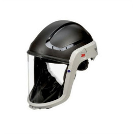 3M 17316 Versaflo Respiratory Hard Hat Assembly M-305, Polycarbonate Visor, General Purpose Faceseal, ANSI Z89.1, OSHA APF 25