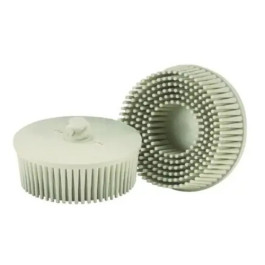 3M 18733 Scotch-Brite RD-ZB Series Bristle Disc, 2" Diameter, 120 Grit, Whi