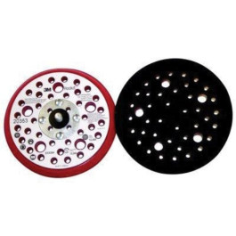 3M 20353 Low Profile Disc Pad, 5" Diameter, 12000 RPM,  Black/Red