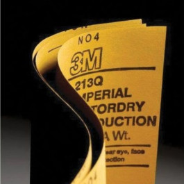 3M 02037 213Q Series Wetordry Abrasive Sheet, 9" Width x 11" Length, P500 G