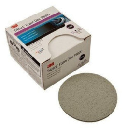 3M 02096 Trizact Hookit Foam Abrasive Disc 3000 443SA, 5" Diameter, Hook an