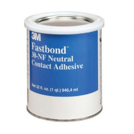 3M 21182 Fastbond Contact Adhesive 30NF, Neutral, 5 Gallon Pail, 4 Hour Bon