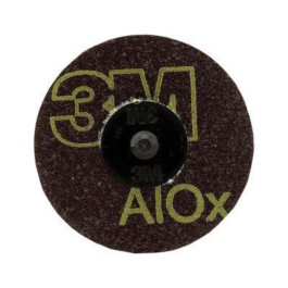 3M 22392 361F Series Roloc Disc, 3" Diameter, 24 Grit, Aluminum Oxide, TR Q