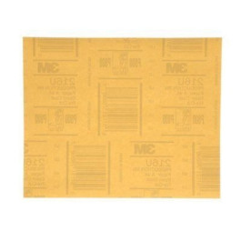 3M 02539 216U Series Gold Abrasive, 9" Width x 11" Length, P400 Grit, Alumi