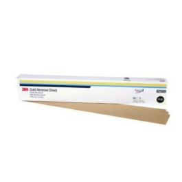 3M 02569 216U Series Gold Abrasive Sheet, 2-3/4" Width x 17-1/2"Length, P15