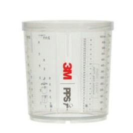 3M 26001 PPS Series 2.0 Standard Hard Cup, 650 ml, Use For The Quarter-Turn