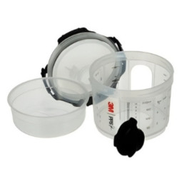 3M 26028 PPS Series 2.0 Micro Spray Cup System Kit, 90 ml, Use With Accuspr