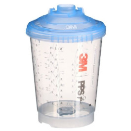 3M 26163 PPS Series 2.0 Vented Spray Cups Kit, Standard, 23.7 fl oz, 700 ml
