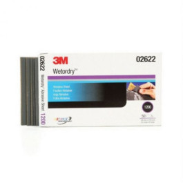 3M 02622 434Q Series Wetordry Abrasive Sheet, 5 1/2" Width x 9" Lenght, 120
