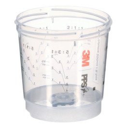 3M 26361 PPS Series 2.0 Vented Spray Cups, 8.5 fl oz, 250 ml, Case of 50