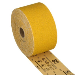 3M 02781 Stikit Gold Sheet Roll, 80D Grit, 2-3/4'' Width x 25 yard Length,