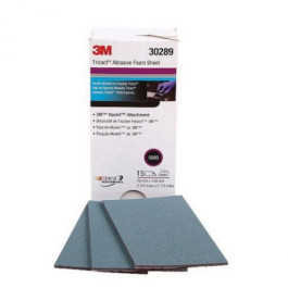 3M 30289 Trizact 443SA Foam Abrasive Sheet, 2 3/4" Width x 5 1/2" Length, P